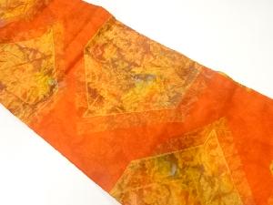 変わり亀甲模様織出し名古屋帯